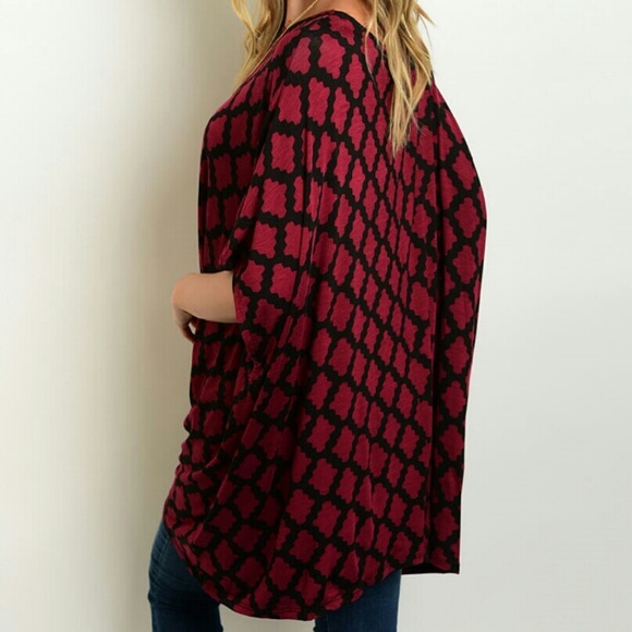 Burgundy/Black top - Picture 2 of 8