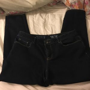 Dark rinse jeans
