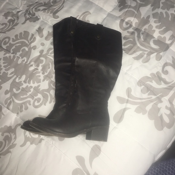 New without tags Rampage dark brown riding boots