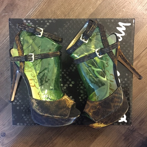 Sam Edelman "Nadine" Leopard Heels