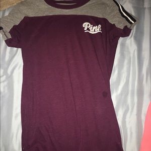 VS Pink Short Sleeve Shirt