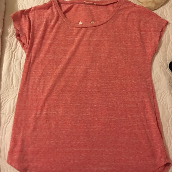 Cut out open back t shirt