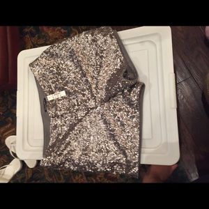 Sequined shorts