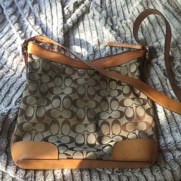 Coach cross body purse