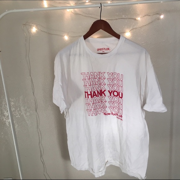 Hustler Tops - HUSTLER T SHIRT DRESS THANK YOU SHIRT TEE