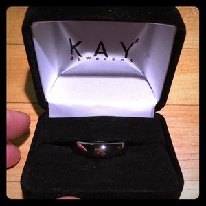 Men's tungsten wedding band size 10