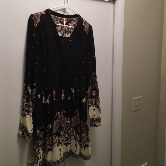 Free People Tunic fall dress/top paisley