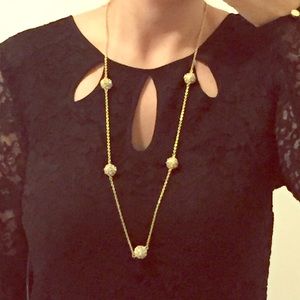 Kate Spade long chain necklace