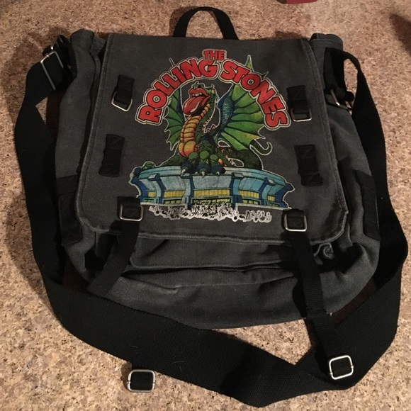 Vintage Rolling Stones cross body bag