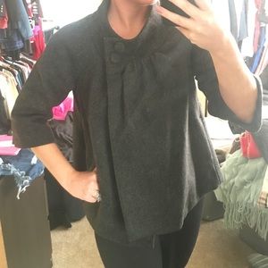 Mock Neck Coat