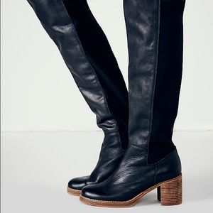 Free People Black Landry Boot