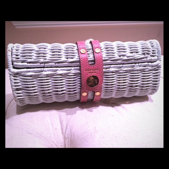 Kate Spade Wicker Clutch