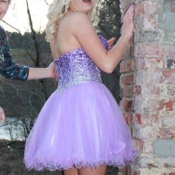 Short prom/formal dress. ALYCE PARIS - Picture 4 of 4