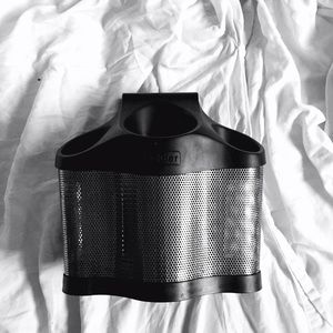 Polder style station - hairdryer and straightener