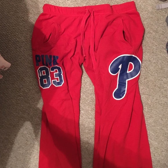 Victoria's Secret pink Phillies sweatpants S