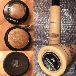 Mac Mineralized Skinfinish & Inglot Liquid Bronzer