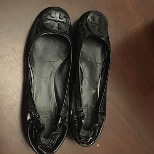 Size 6 black Tory Burch flats