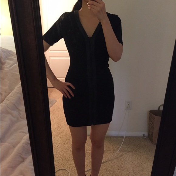 Mini black dress