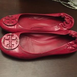 Size 6.5 pink Tory Burch flats