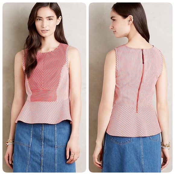 Cantua Peplum Top NWT - Picture 2 of 3