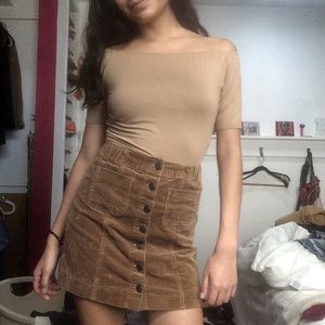 Brandy corduroy skirt