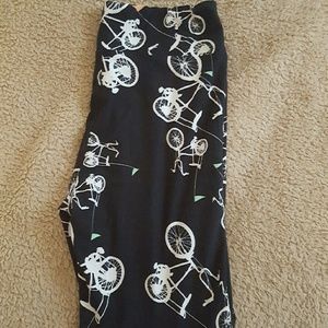 OS LulaRoe NWT Bike Leggings
