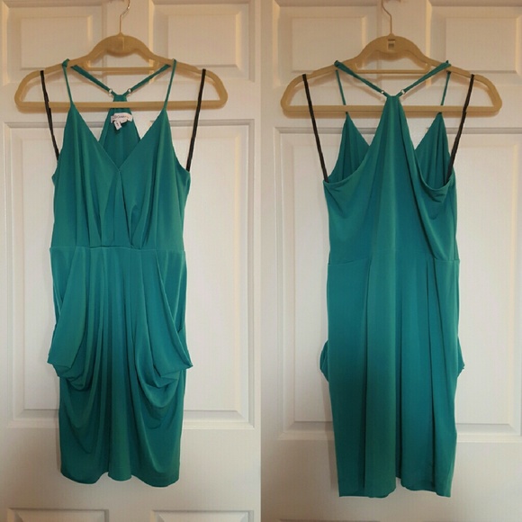 BCBGeneration Jersey Faux Wrap Dress