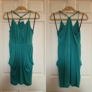 BCBGeneration Jersey Faux Wrap Dress