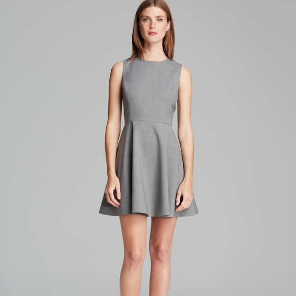 Theory 'Tillora Betoken' Dress in Grey - Size 2