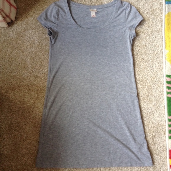 Grey T Shirt Dress