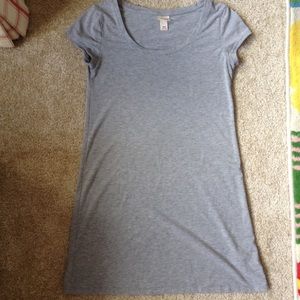 Grey T Shirt Dress