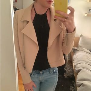 Forever 21 Small Tan Moto Jacket