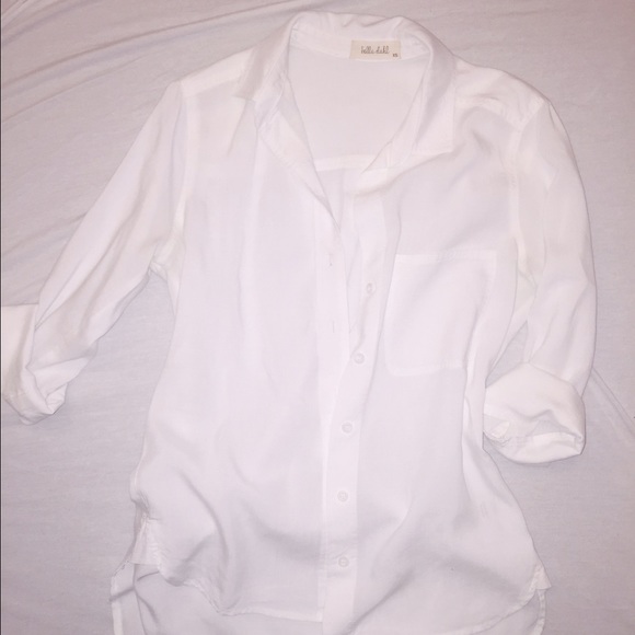 Bella Dahl White Button Down Shirt