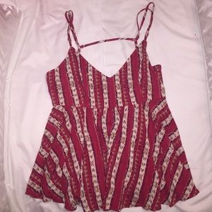 V neck tank top