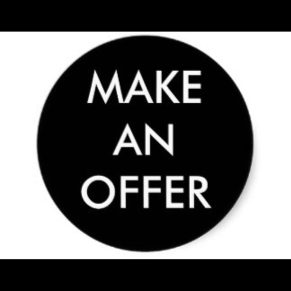 MAKE AN OFFER ON ANY ITEM