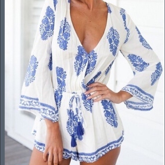 Brand New 3/4 sleeve romper!