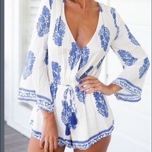 Brand New 3/4 sleeve romper!