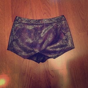 Black Express mini skirt. Never been worn.