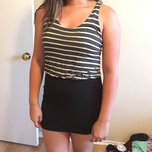 Open Back Tank Bodycon dress