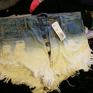 High waisted shorts