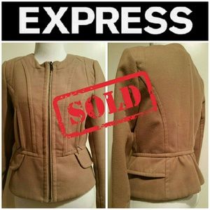 Brown EXPRESS Jacket Blazer - XS