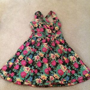 Modcloth Eucalyptus Floral Dress Size 4