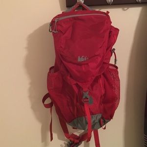 Red REI backpack