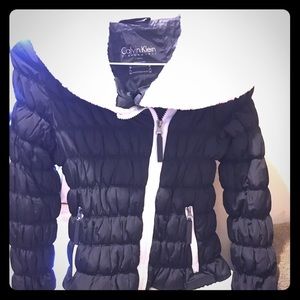 Authentic Ck Puffer/ Black/ XS/ Puffy/ Super Warm!