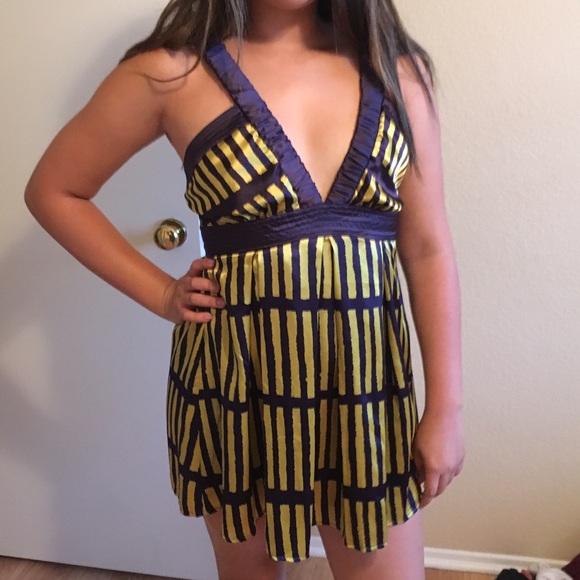 Silk Plunge Dress