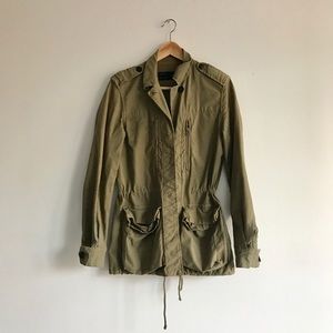 Zara Army Green Utility Jacket