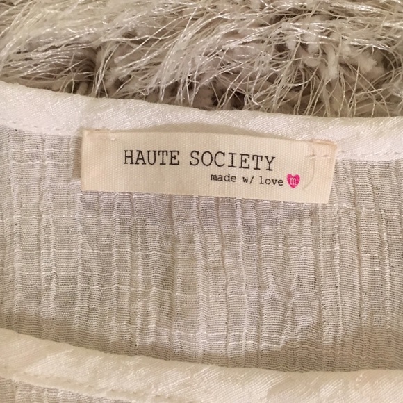 NWOT Nasty Gal white peasant top ☺️ - Picture 3 of 4