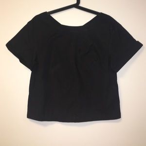 J crew classic black top