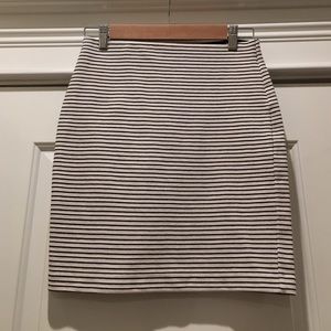 Loft Slim Fitting Striped Pencil Skirt