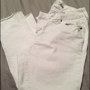 White Torrid Boyfriend jeans